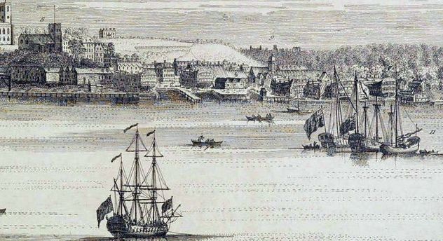 View_of_Woolwich_&amp;_Dockyard,_S_&amp;_N_Buck,_1739_LMA_(detail_4)